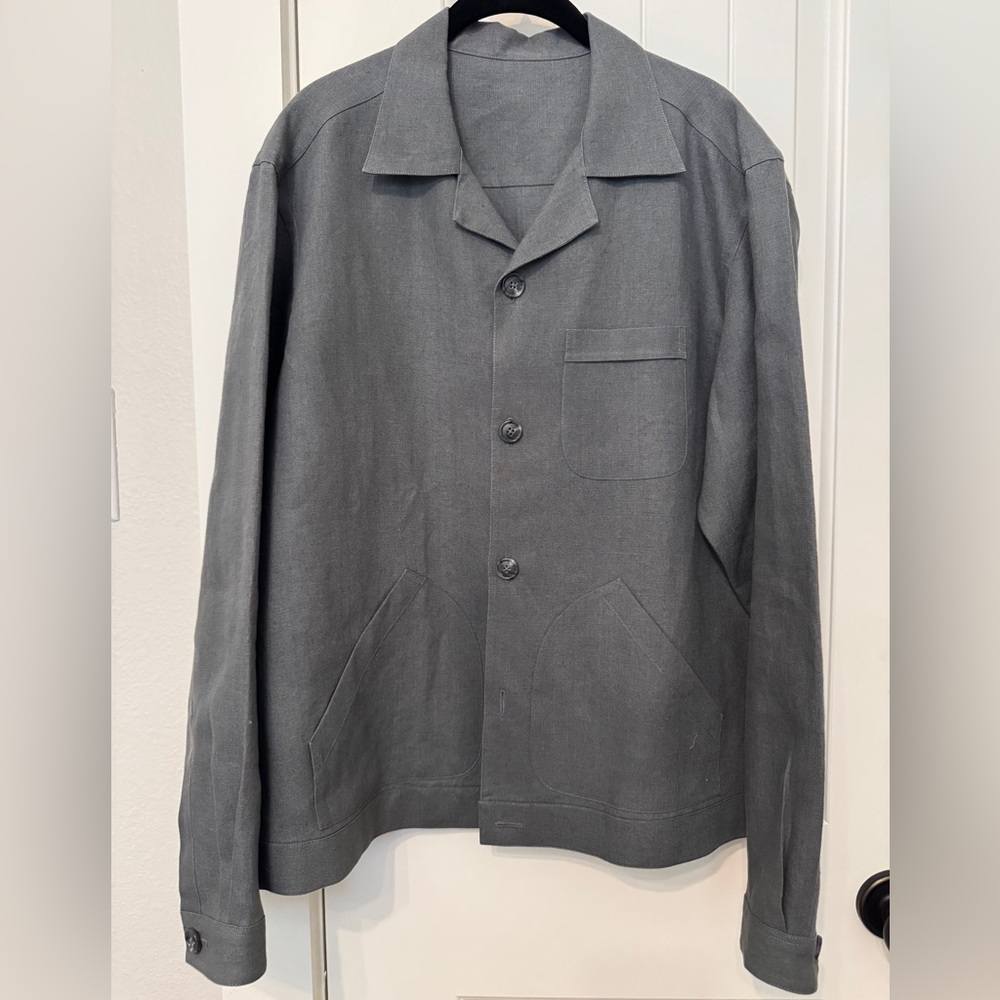 Men's Classic Gray Shirt Jacket